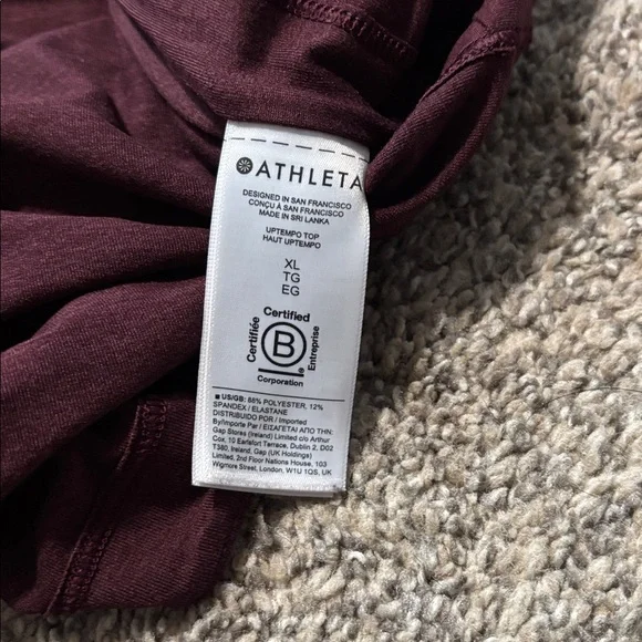 Athleta Uptempo Long Sleeve Shirt size XL - Picture 3 of 7